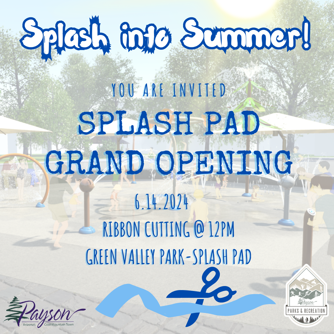 Splash Pad-Grand Opening Invite