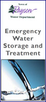 Emergency Water Storage & Treatment Brochure